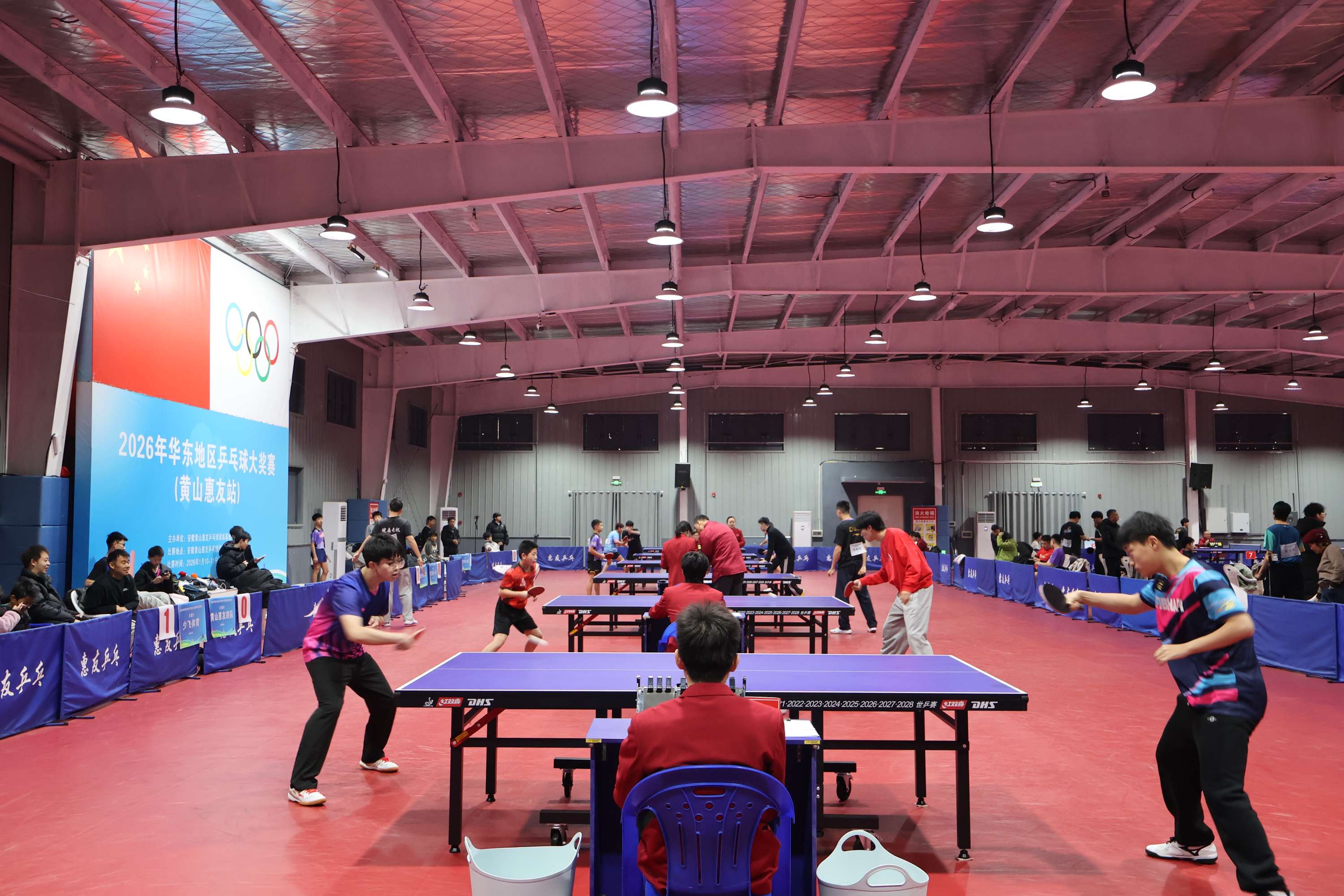 A successful conclusion! The 2026 East China Table Tennis Grand Prix (Huizhou Huiyou Station) ignited the start of the year
